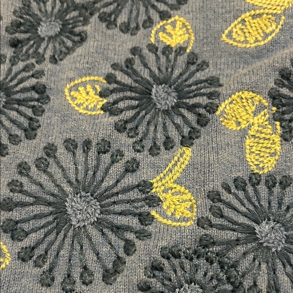Sundance Pinwheel Cardigan Women’s Small Blue Floral Embroidered - Picture 7 of 11